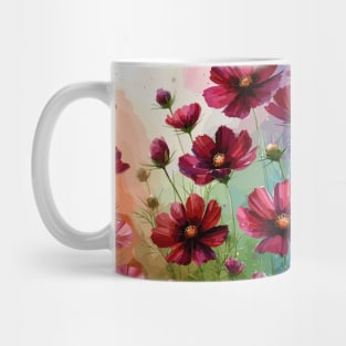 Rose Pink Cosmos Flower Mug